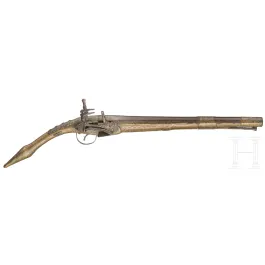 Pistolet à silex miquelet « queue de rat », Albanie, vers 1850