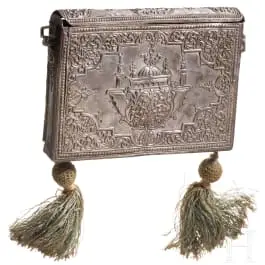Kutija za patrone od alpake, balkansko-turska, oko 1900.