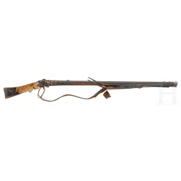 Fusil à mèche avec fourche, Afghanistan, 19e siècle