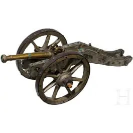 Model topa s brončanom cijevi, južnonjemački, oko 1700.