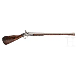 Flintlåskarabiner med thujaskæfte, Holland (?), omkring 1690/1700