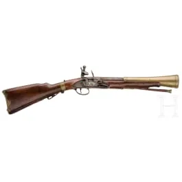 Tromblón de chispa con culata abatible, Italia o sur de Francia, hacia 1800
