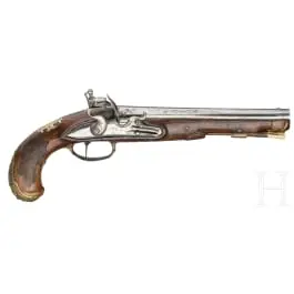 Pistola a pietra focaia, P. Poser a Praga, circa 1720