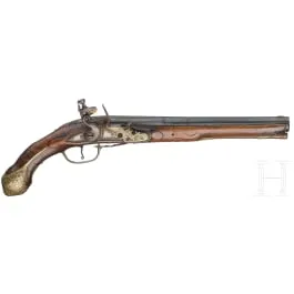 Pistolet à silex, Italie, milieu du 18e siècle