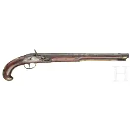 Pistola a pietra focaia, Wastl, tedesca, circa 1780