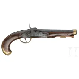 Pistola de percusión adaptada, Lieja, ca. 1800