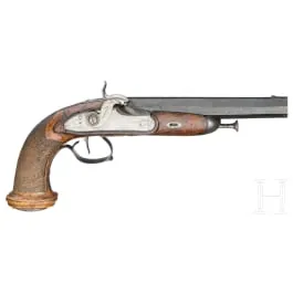 Перкусійний пістолет, Льєж, близько 1850 р.