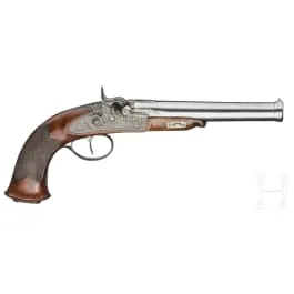 Pistolet à percussion, Diwisch à Brno (CZ), vers 1860