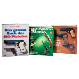 Tres libros sobre armas cortas suizas