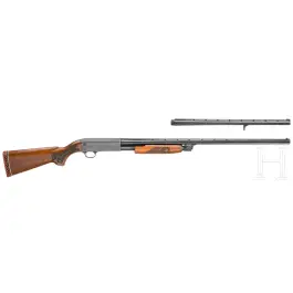 Fucile a pompa Ithaca Mod 37, con canna di ricambio