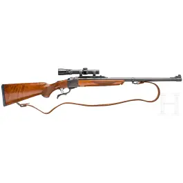 بندقية Ruger No. 1-H أحادية الطلق، مع منظار Weaver