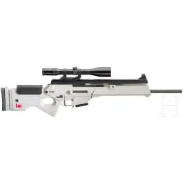 Halvautomatisk riffel Heckler & Koch HK SL8, med kikkert Zeiss Diavari-Z