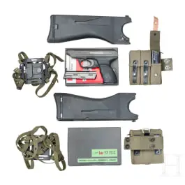 Heckler & Koch Mod. VP 70 Z, 1. provedení, s pažbou a popruhem, navíc pouzdro na zásobník