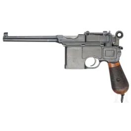 Mauser Mod. C 96 Large Ring Hammer, mit nummerngleichem Kasten
