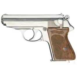 Walther (Zella-Mehlis) Mod. PPK, niquelada