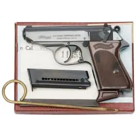 Walther (Ulm) Mod. PPK, dans sa boîte