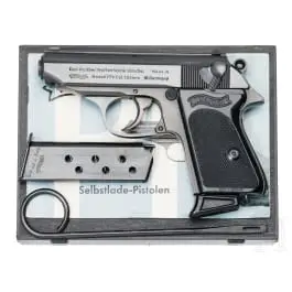Walther (Ulm) मॉड. PPK, बॉक्स में
