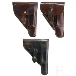 Tre pistolhylstre