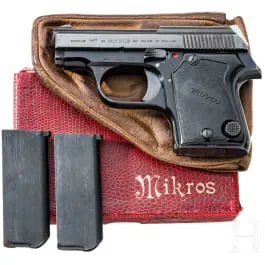 Unique Mod. K "Mikros", dans sa boîte