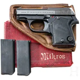 Unique Mod. K "Mikros", dans sa boîte