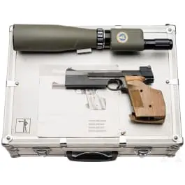 Hämmerli Mod. 208, dans une valise