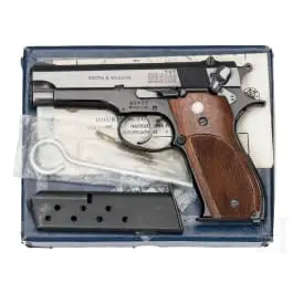 Smith & Wesson Mod. 39, dans sa boîte