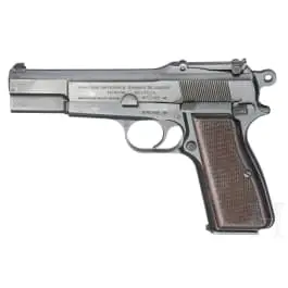 FN Mod. 35 Capitan, avec plaque de couche et étui, 1939