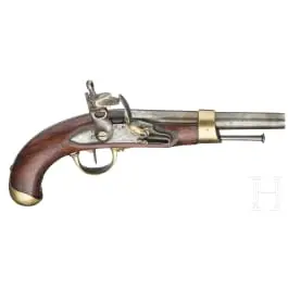 Cavaleriepistool met vuursteenslot M an 13, St. Étienne, circa 1820