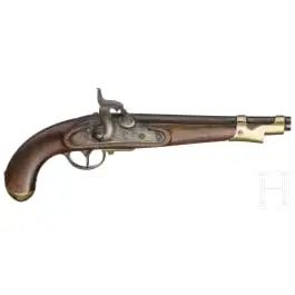 Pistolet de cavalerie à percussion transformé, Birmingham, vers 1820