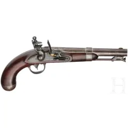 Pistol cu cremene M 1836, R. Johnson