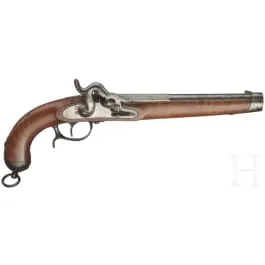 Pistolet à percussion de cavalerie de Hambourg M 1861, Suhl