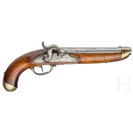 Pistolet à percussion transformé M 1817/45 UM