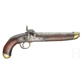 Pistolet à percussion de cavalerie à crosse M 1851, Suhl