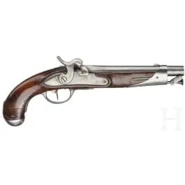 Pistolet à charnière à percussion M 1816/43 UM