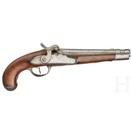 Pistolet à percussion de cavalerie M 1816/43 U-M
