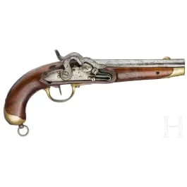 Pistolet à percussion de hussard M 1821/45 UM