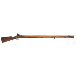 燧发枪，仿普鲁士步兵步枪M 1723的复制品，约1970年