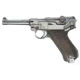 Mauser Pistole 08, code « 1938 S/42 », avec étui