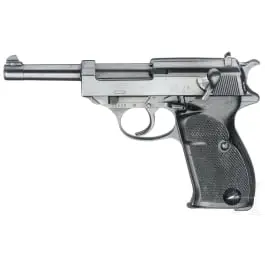 Walther Mod. P38 « Nullserie », deuxième variante, avec étui