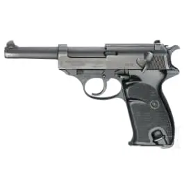 Manurhin Pistolet P 1, politie West-Berlijn, met holster