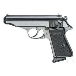 Walther (Ulm) Mod. PP, met tas, politie Hessen