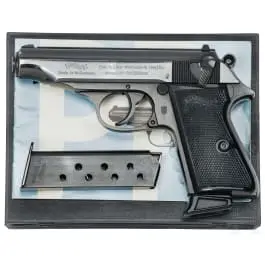 Walther (Ulm) Mod. PP, politie Hessen, in doos
