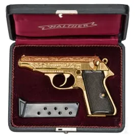 Walther Mod. PP 1001, æresgave til DDRs statsgjester, i kassett