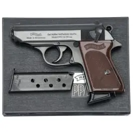Walther (Ulm) Mod. PPK, politie Hamburg, in doos