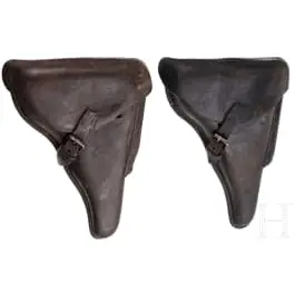 Twee koffertassen voor P 08, Wehrmacht