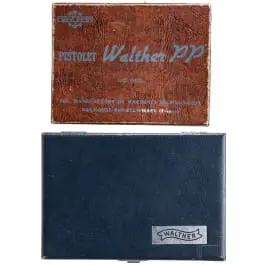 Carton Walther-Manurhin et écrin de présentation Walther