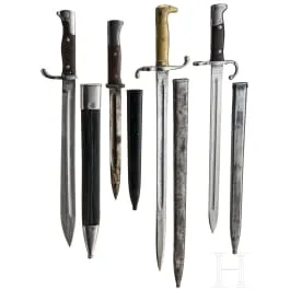 أربعة حراب Mauser، القرنان التاسع عشر/العشرون