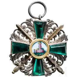 Succession d'un directeur musical général - Croix de chevalier de 2e classe avec épées de l'ordre badois du Lion de Zähringen