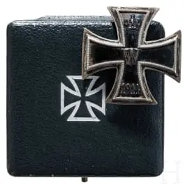 Croix de fer 1re classe de 1914 dans son étui