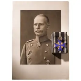 Général Gerhard Tappen - Pour le Mérite avec feuilles de chêne dans un écrin
